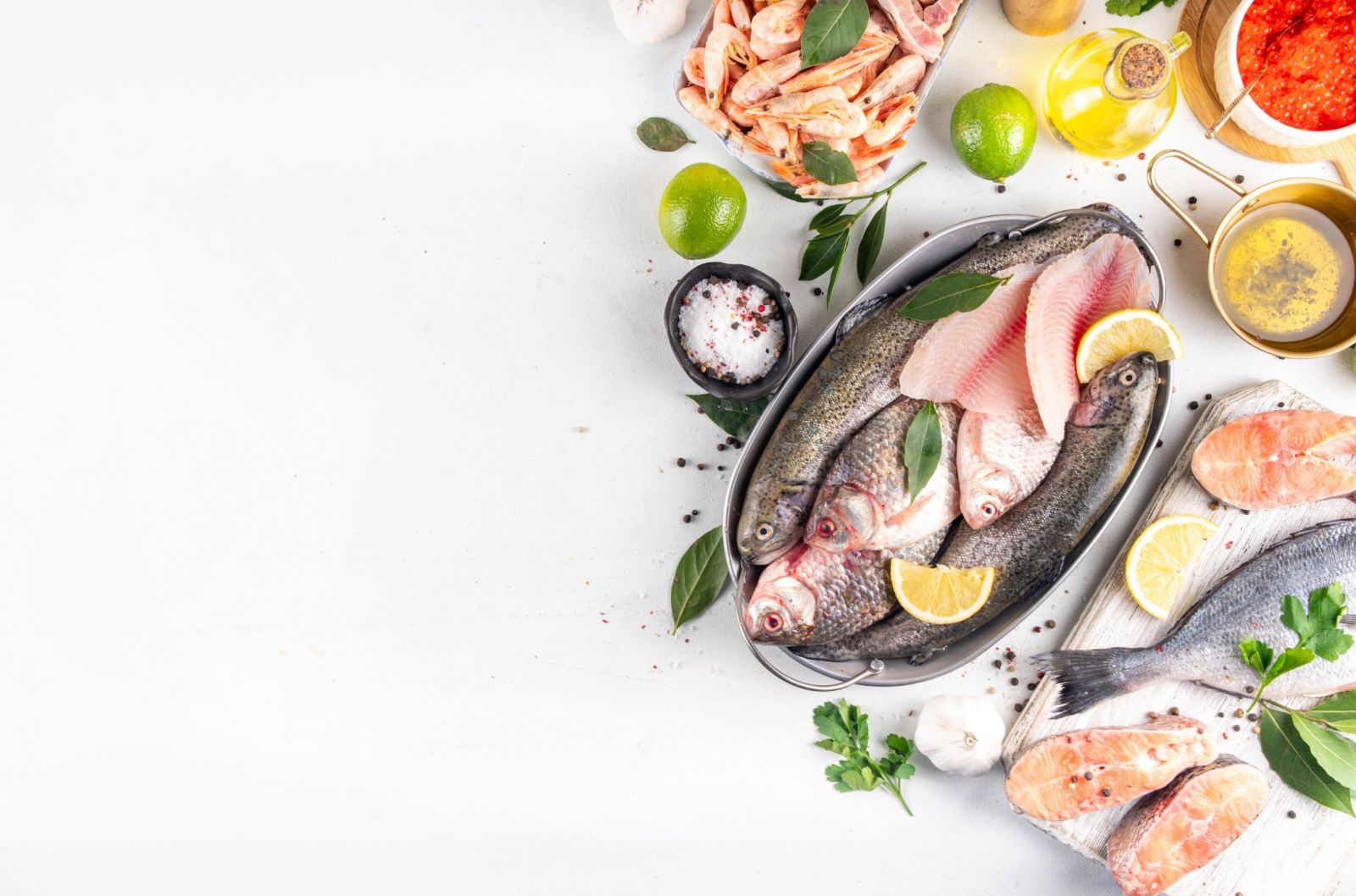 Cá và hải sản: Nguồn đạm ưu tiên