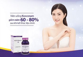 Sử dụng viên uống trị nám da mặt KOOCONAM bạn có thể loại bỏ hết từ 60 – 80% nám tùy cơ địa